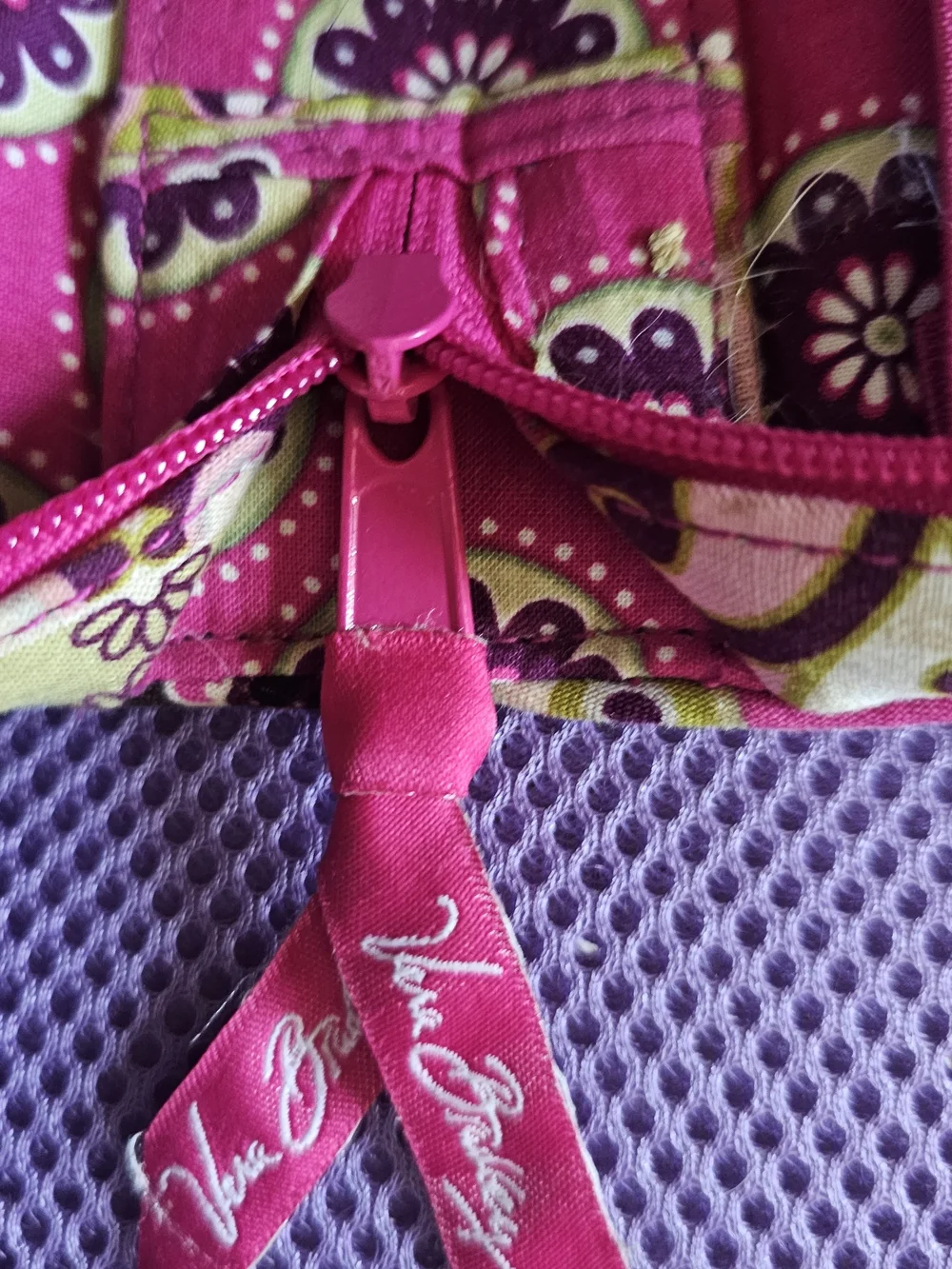 Vera Bradley Pink Paisley Quilted Tote